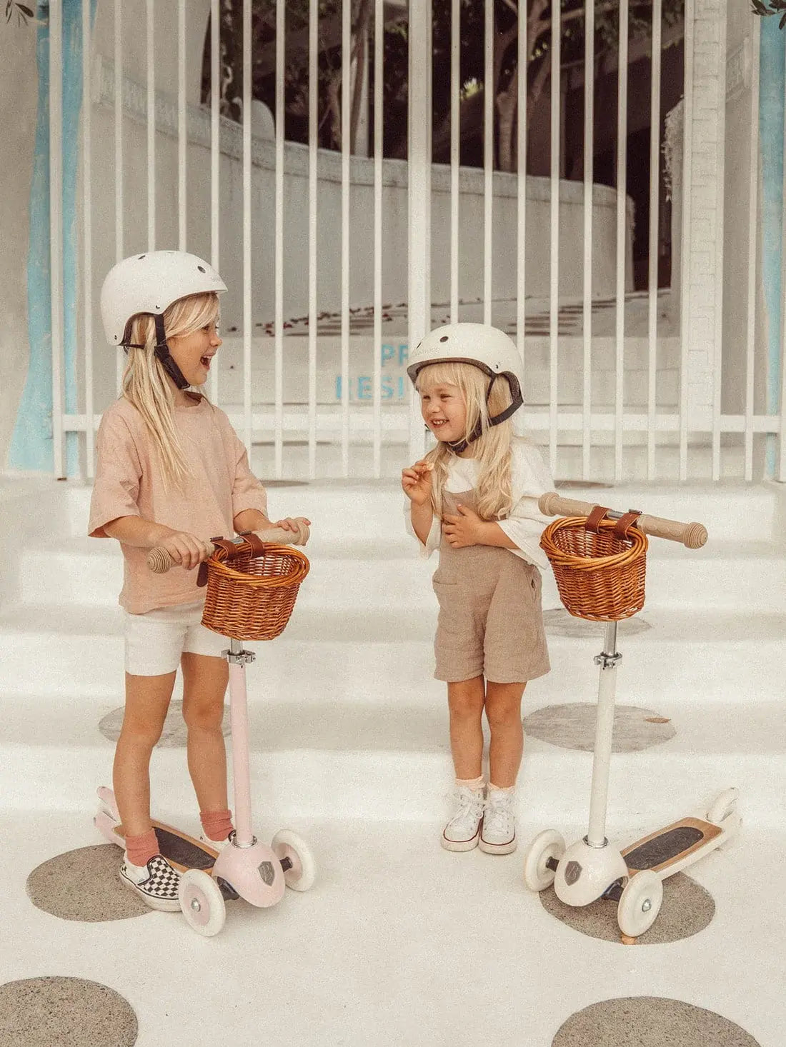 Kick Three Wheel Scooter - Cream  Banwood   