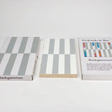 Backgammon Board Game, Multicolor Design, Complete Set with 30 Playing Pieces  Fredericks and Mae   