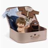 Julian European Boy Baby Doll with Suitcase  Minikane   