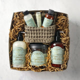 Lavender Peppermint Spa Essentials Set - Organic Luxury in Gift Box  Los Poblanos   