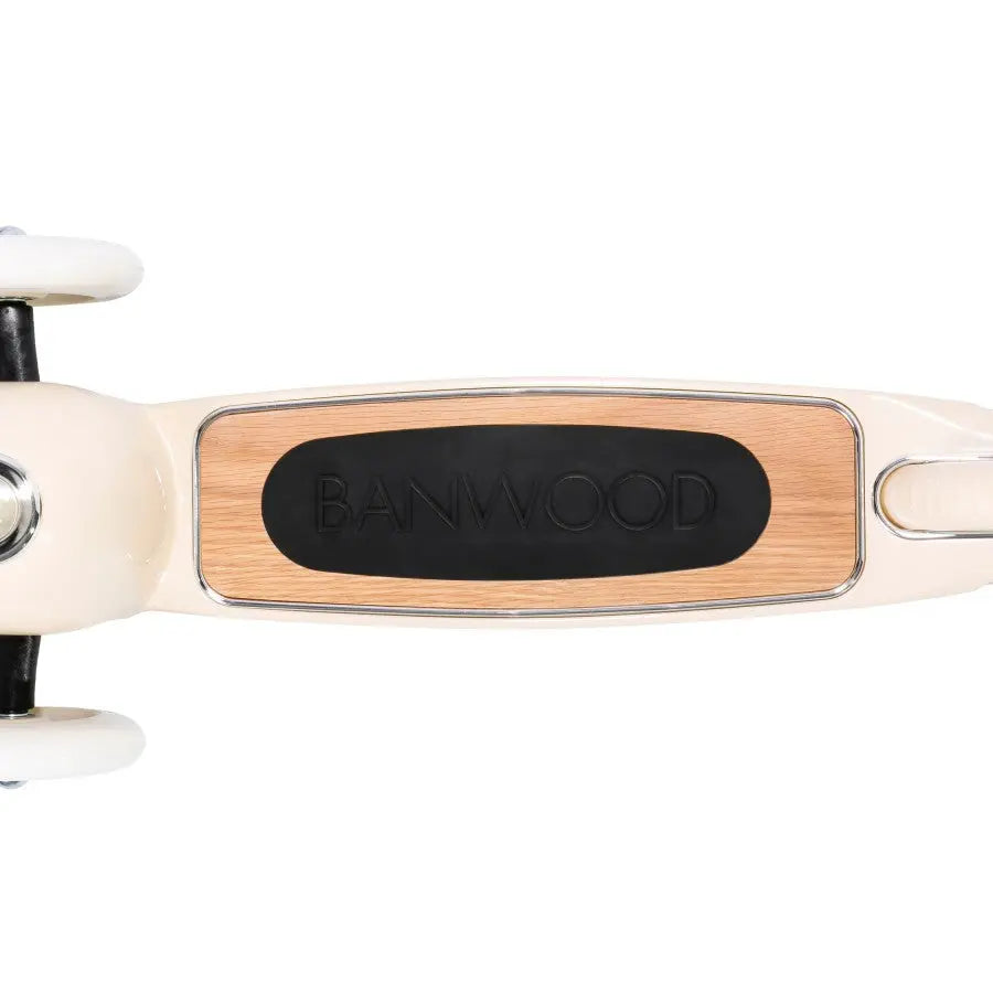 Kick Three Wheel Scooter - Cream  Banwood   