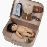 Julian European Boy Baby Doll with Suitcase  Minikane   