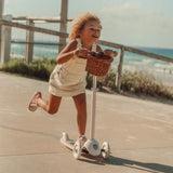 Kick Three Wheel Scooter - Cream  Banwood   