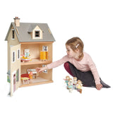 Foxtail Villa Town-Style Doll House - Grey Tender Leaf Toys