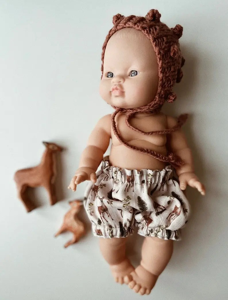 Élio Asian Boy Baby Doll with Blue Eyes  Minikane   