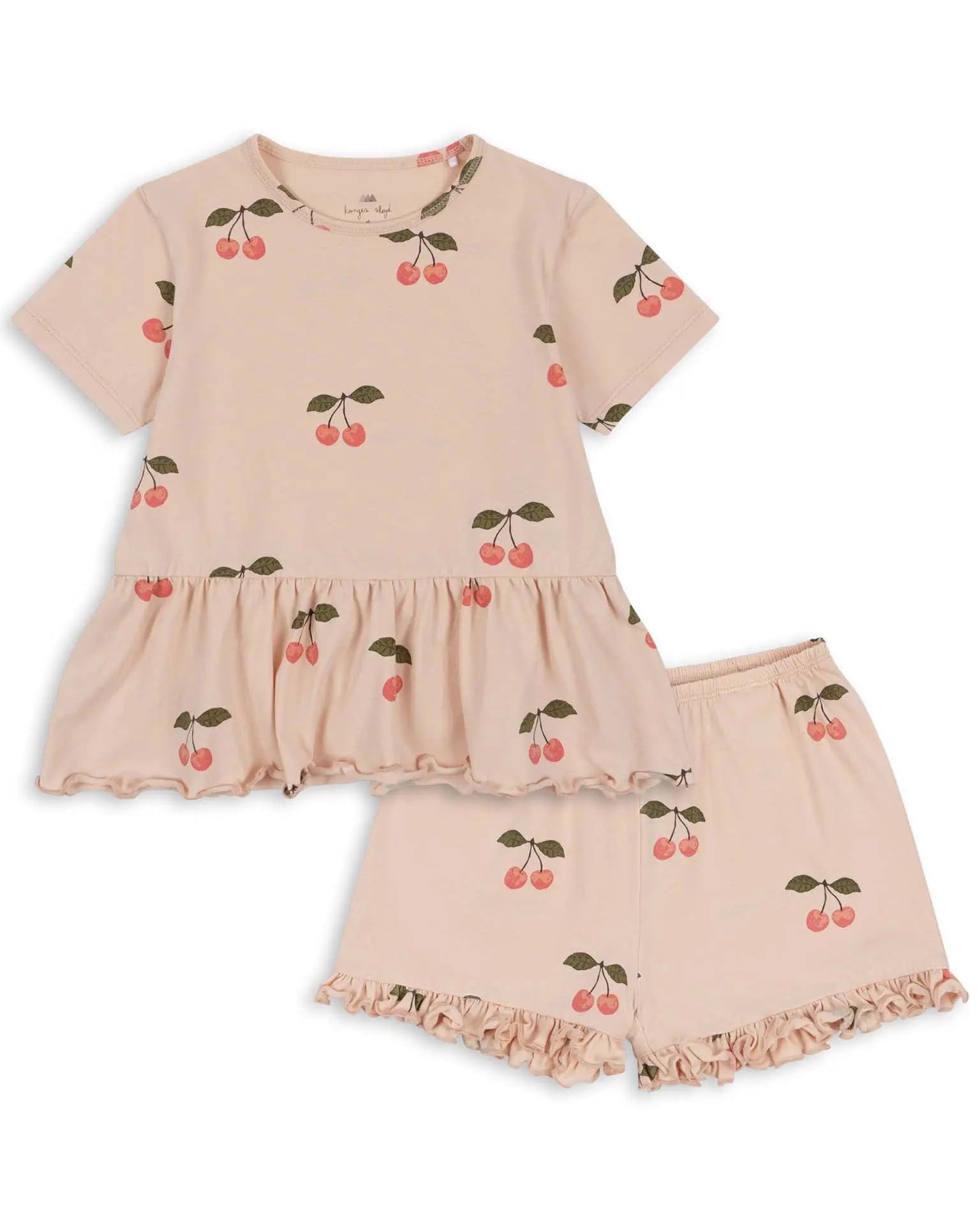 Basic Frill Jersey Set Gots Konges Sløjd