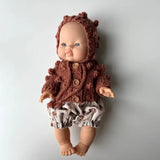 Élio Asian Boy Baby Doll with Blue Eyes  Minikane   