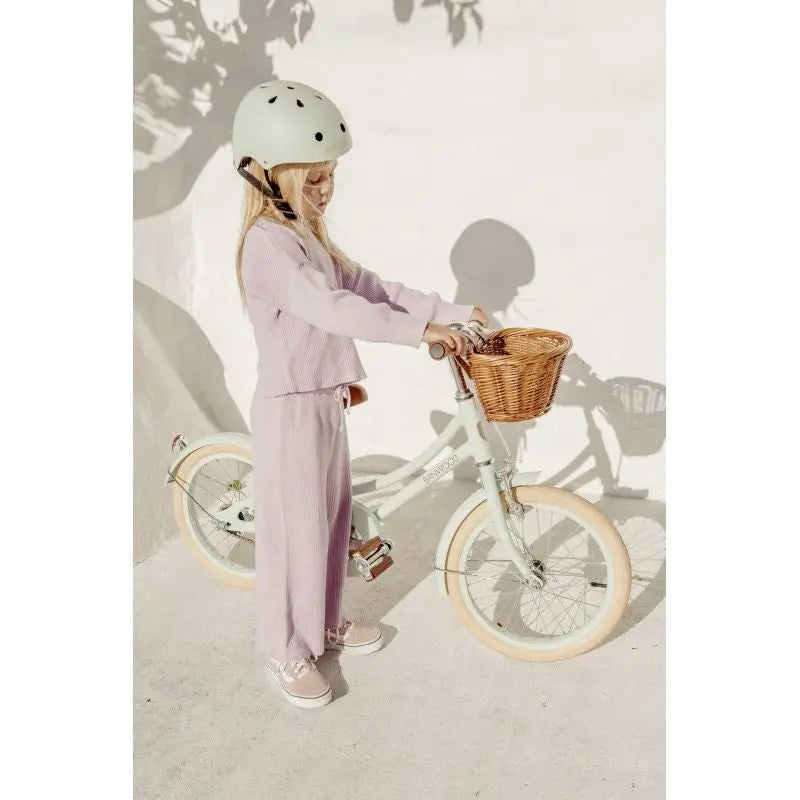 Classic Bicycle Helmet for Kids, Mint Lightweight Helmet, Bike Safety Gear  Banwood   