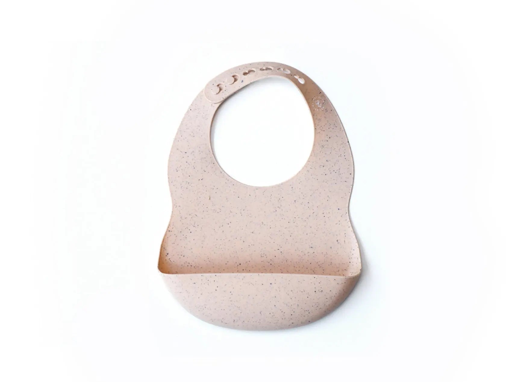 Silicone bib - Blush Speckle Mrs.Ertha