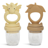 Silicone Fruit Feeding Pacifier Unicorn - Lemonade/Almond