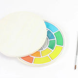 Watercolor Set in Wooden Box with Brush, Mixing Lid included. Perfect Gift for Artists  Fredericks and Mae   