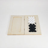 Backgammon Board Game - Natural and Black, 30 Playing Pieces  Fredericks and Mae   