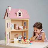 Foxtail Villa Town-Style Doll House - Pink Tender Leaf Toys