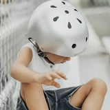 Classic Bicycle Helmet for Kids, Chrome Lightweight Helmet, Bike Safety Gear  Banwood   