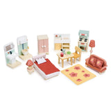 Foxtail Villa Town-Style Doll House - Pink Tender Leaf Toys