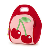Cherry Lunch Bag - Red, Insulated Neoprene Lunch Tote, Cute Food Container Holder Lunch Bag Dabbawalla   