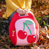 Cherry Lunch Bag - Red, Insulated Neoprene Lunch Tote, Cute Food Container Holder Lunch Bag Dabbawalla   