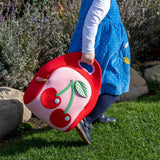 Cherry Lunch Bag - Red, Insulated Neoprene Lunch Tote, Cute Food Container Holder Lunch Bag Dabbawalla   