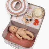 My Old-fashioned Suitcase “Seaside” Palm Trees – European Girl Baby Doll  Minikane   