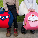 Cupcake Backpack, Pink, Size 3-6Y,Safety Harness, Kids Backpack Preschool Backpack Dabbawalla   