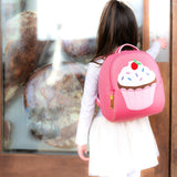 Cupcake Backpack, Pink, Size 3-6Y,Safety Harness, Kids Backpack Preschool Backpack Dabbawalla   