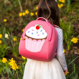 Cupcake Backpack, Pink, Size 3-6Y,Safety Harness, Kids Backpack Preschool Backpack Dabbawalla   