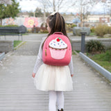 Cupcake Backpack, Pink, Size 3-6Y,Safety Harness, Kids Backpack Preschool Backpack Dabbawalla   