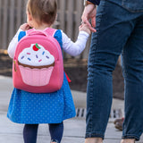 Cupcake Harness Toddler Backpack - Pink, Safety Harness, Kids Backpack Toddler Harness BP Dabbawalla   