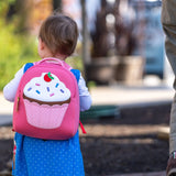 Cupcake Harness Toddler Backpack - Pink, Safety Harness, Kids Backpack Toddler Harness BP Dabbawalla   