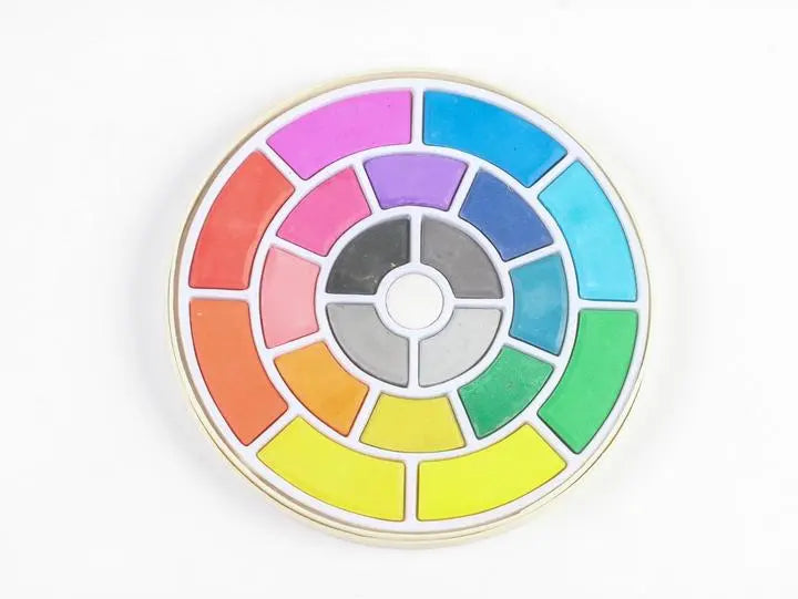 Watercolor Set in Wooden Box with Brush, Mixing Lid included. Perfect Gift for Artists  Fredericks and Mae   