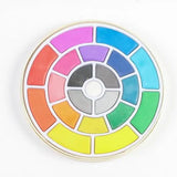 Watercolor Set in Wooden Box with Brush, Mixing Lid included. Perfect Gift for Artists  Fredericks and Mae   