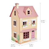 Foxtail Villa Town-Style Doll House - Pink Tender Leaf Toys