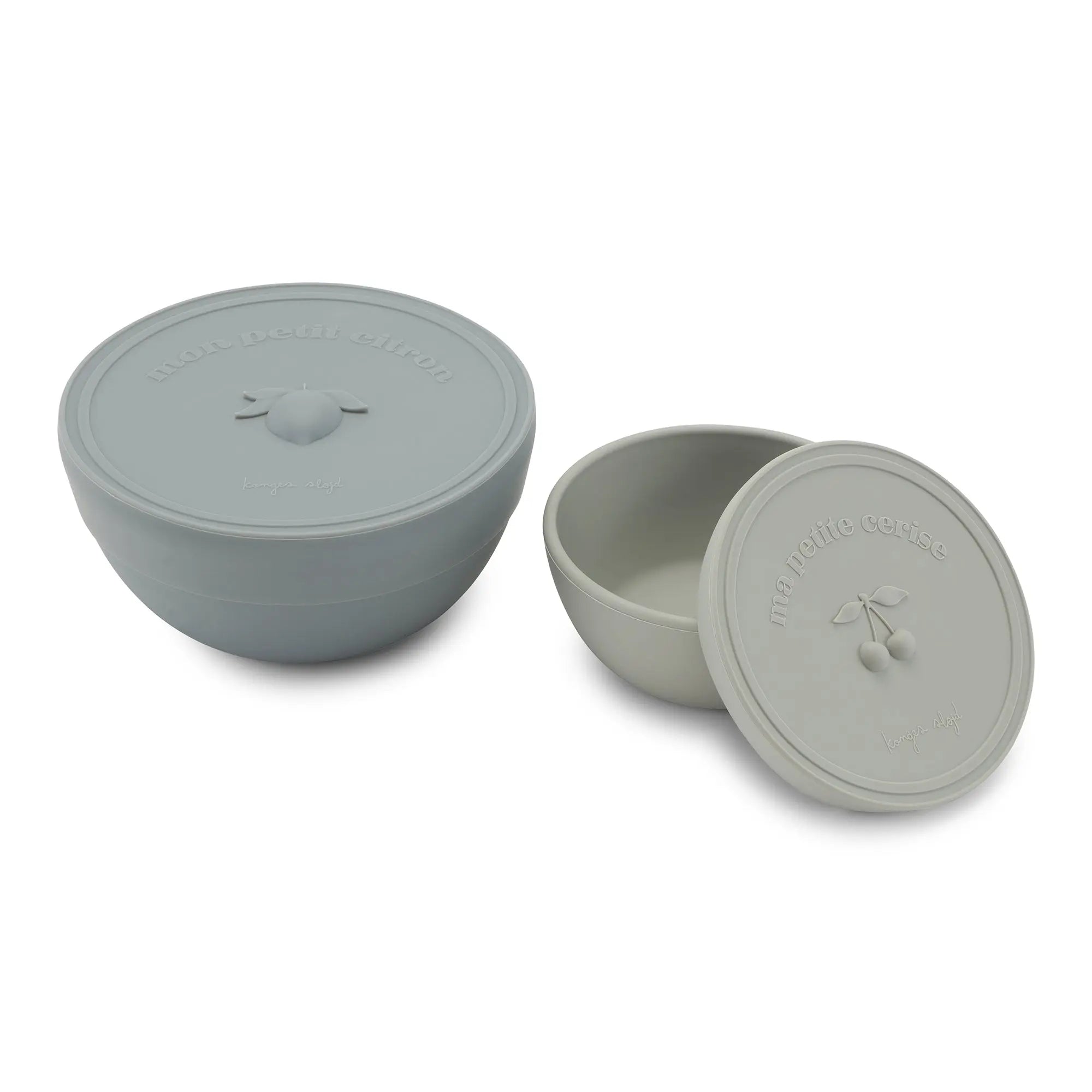 2 Pack Snack Boxes  Konges Sløjd Quarry Blue/Topanga Beach  