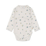 Minnie Baby Bodysuit Gots  Konges Sløjd Bonderose Blue 9M 