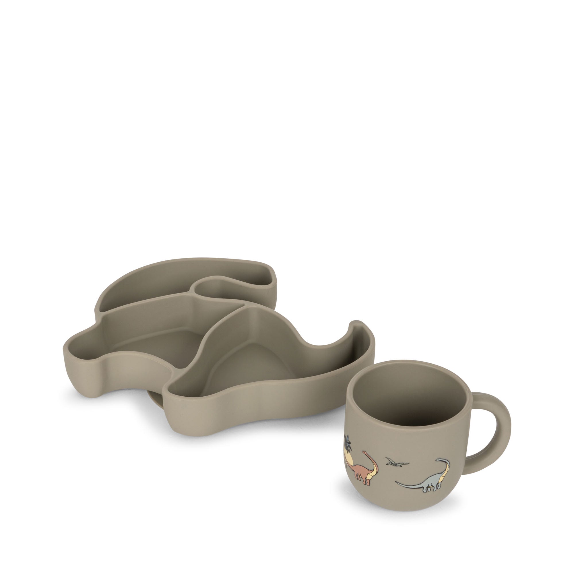 Silicone Dino Bowl & Cup  Konges Sløjd   