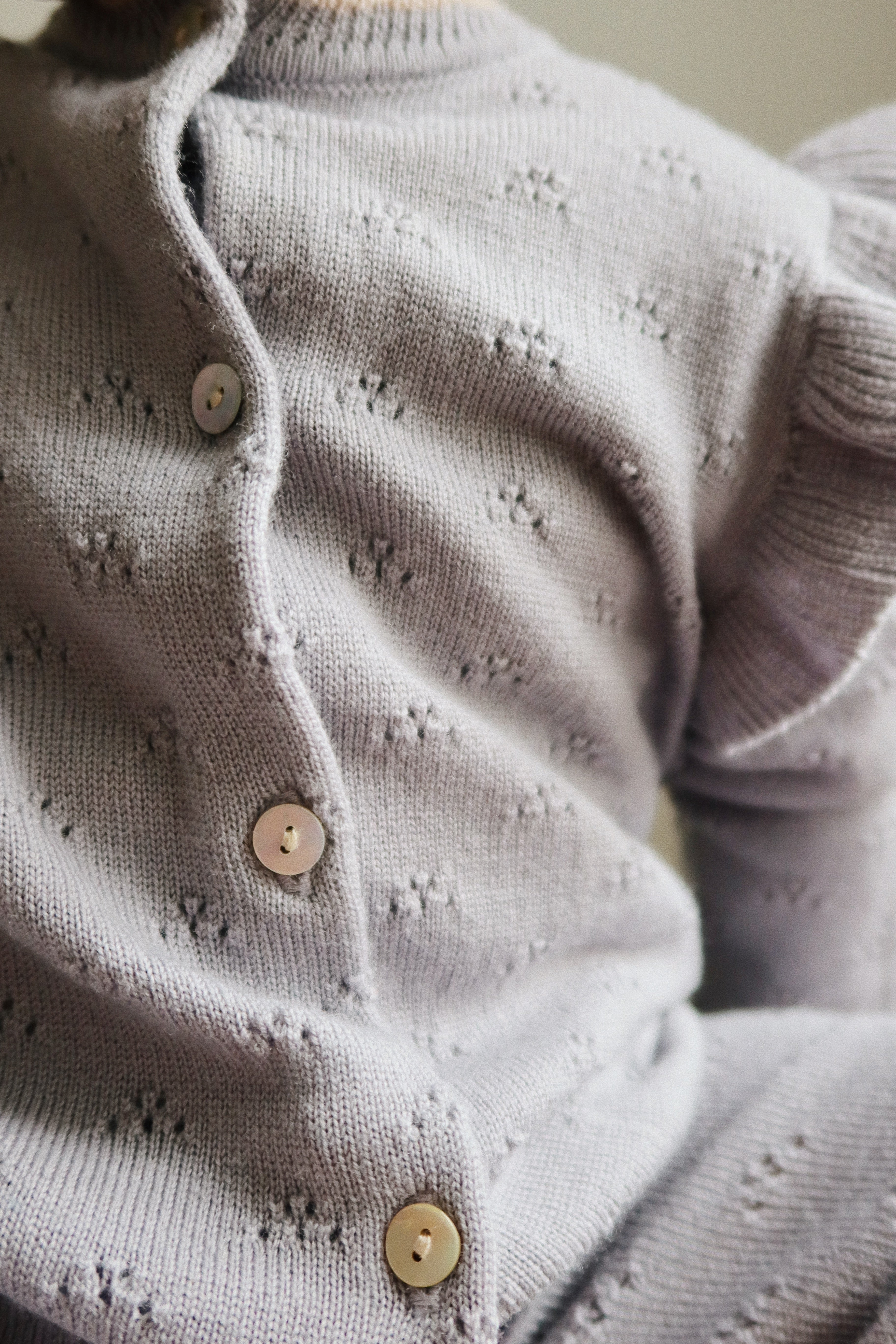 Valkan Pointelle Knit Onesie  Konges Sløjd   