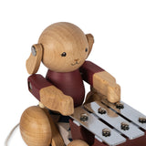 Wooden Bunny Music Pull Toy  Konges Sløjd   