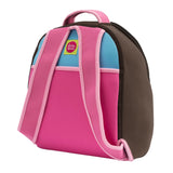 Hoot Owl kids Backpack, Brown and Pink, Size 3-6Y,Safety Harnes Preschool Backpack Dabbawalla   