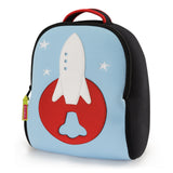 Rocket Backpack,Blue and Red, Size 3-6Y,Safety Harness, Kids Backpack Preschool Backpack Dabbawalla   