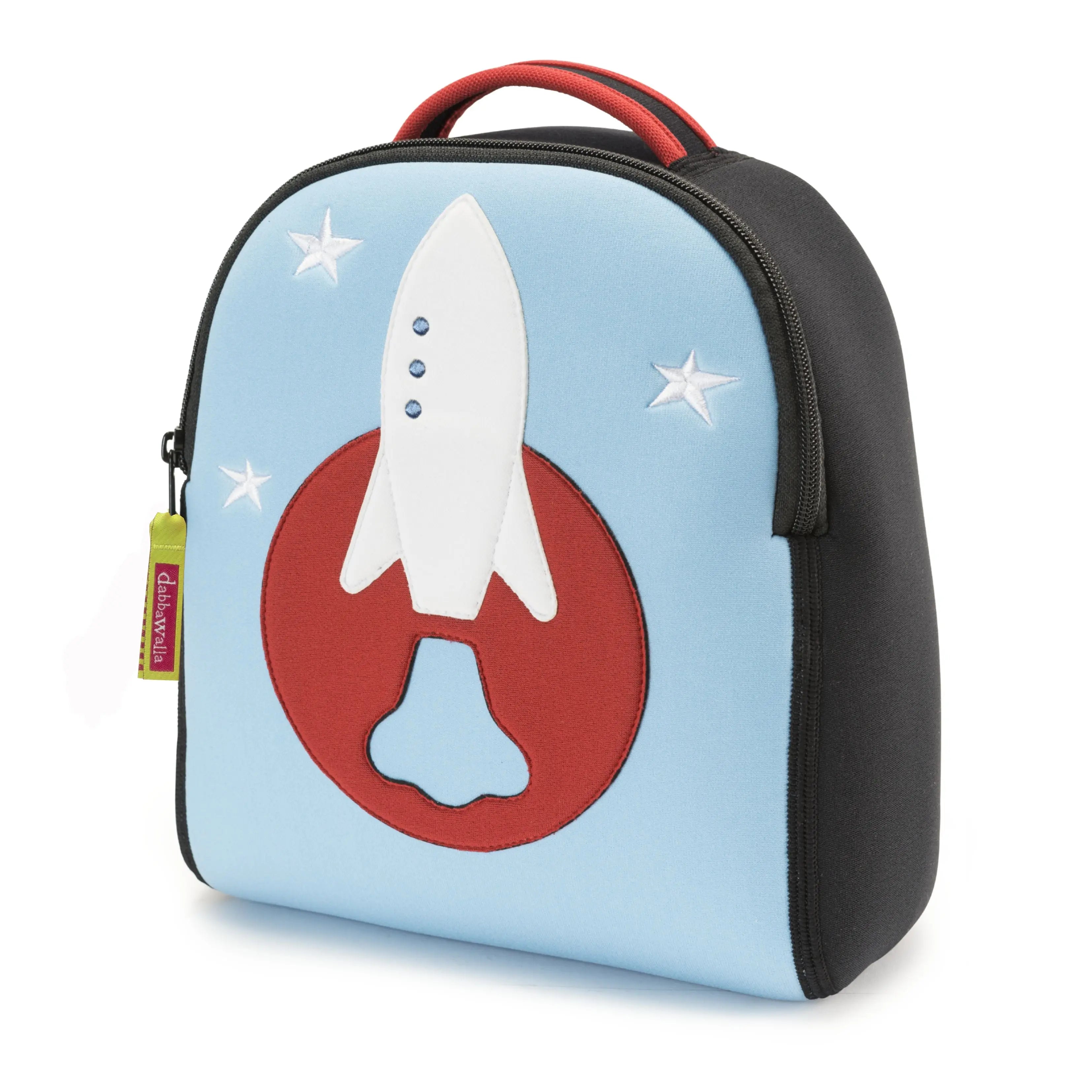 Space Rocket Harness Toddler Backpack - Blue and Red, Safety Harness Toddler Harness BP Dabbawalla   
