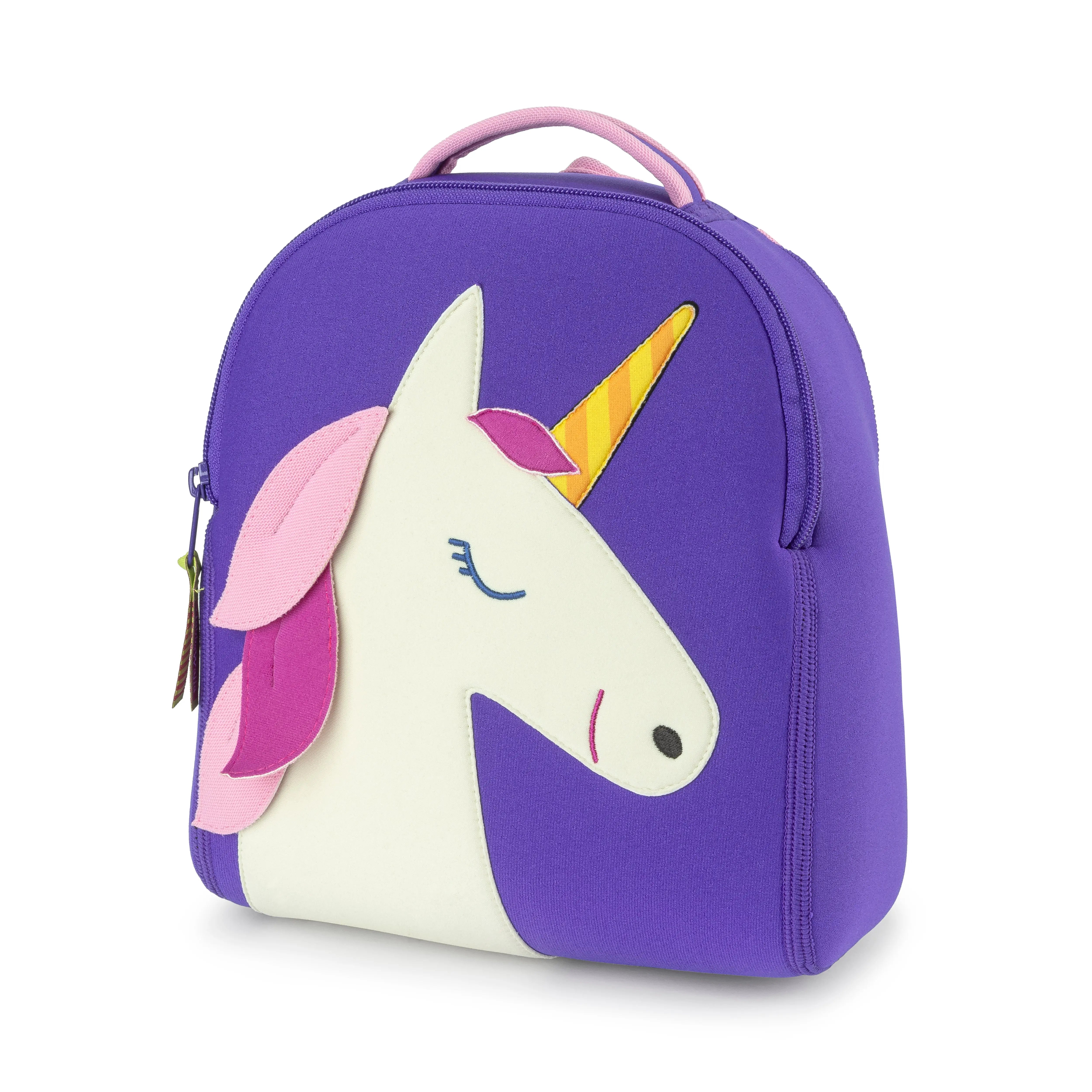 Purple Unicorn Harness Toddler Backpack, Cute Kids Bag, Preschool Backpack Toddler Harness BP Dabbawalla   