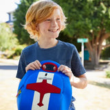 Airplane Lunch Bag - Blue, Insulated Neoprene Lunch Tote Lunch Bag Dabbawalla   