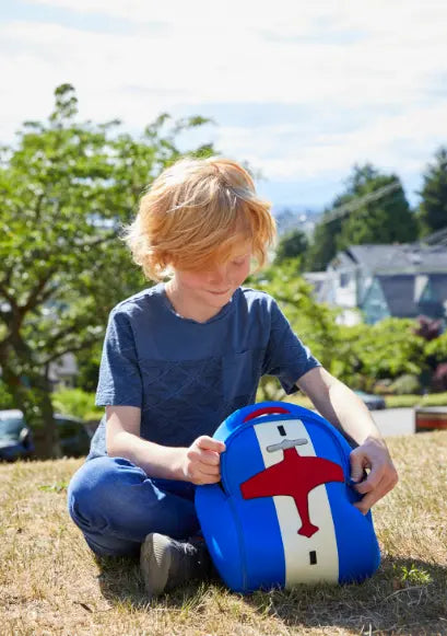 Airplane Lunch Bag - Blue, Insulated Neoprene Lunch Tote Lunch Bag Dabbawalla   