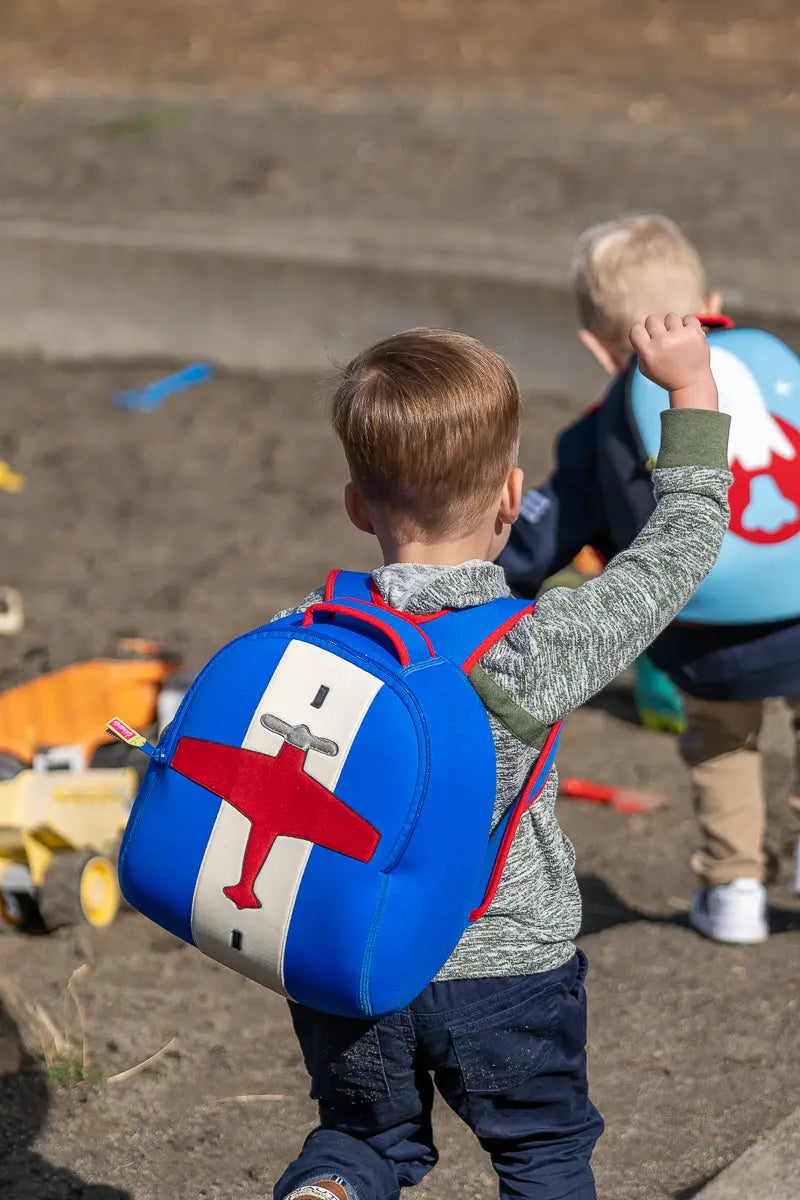 Airplane Backpack, Blue, Size 3-6Y,Safety Harness, Kids Backpack, Airplane Bag Preschool Backpack Dabbawalla   