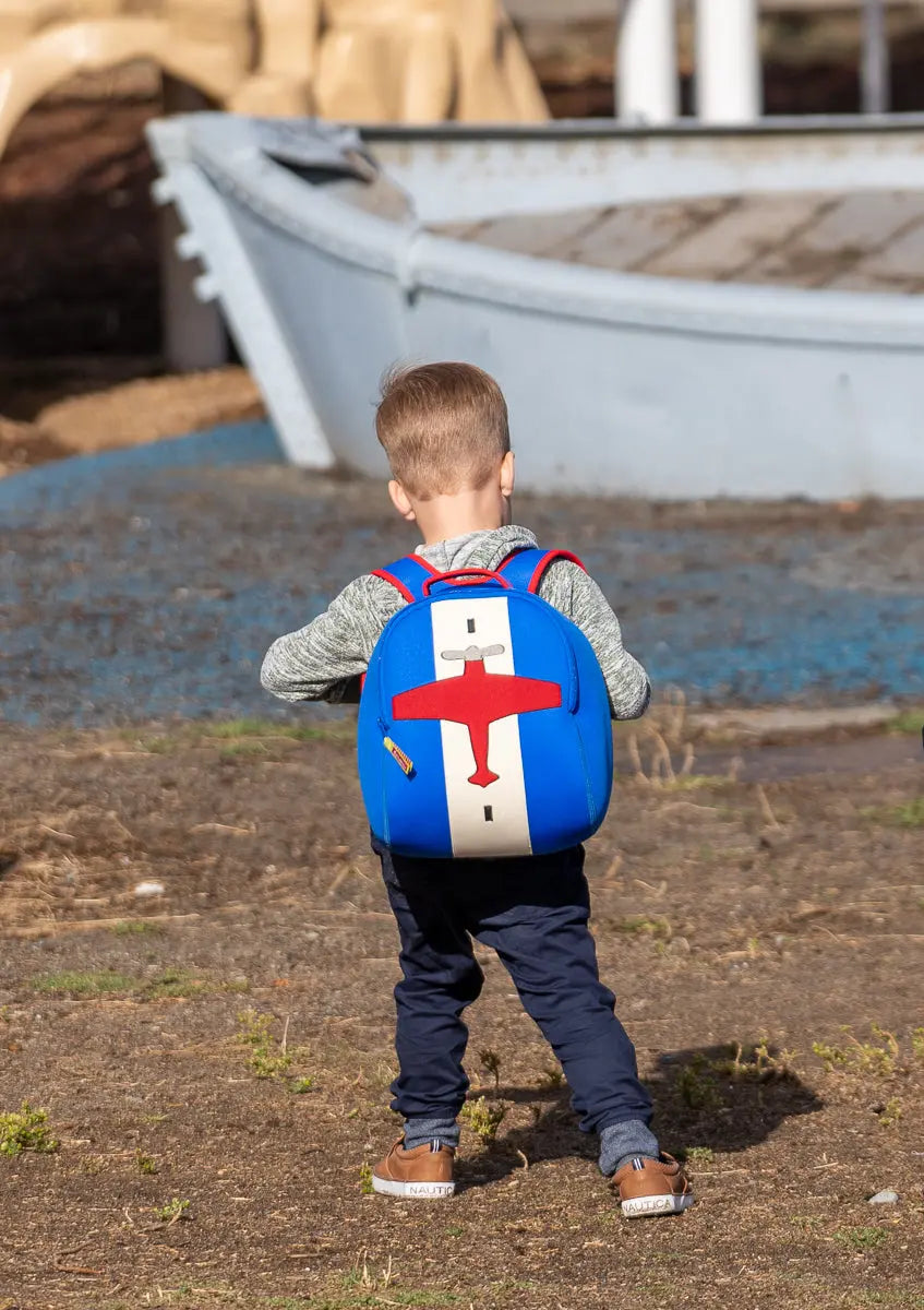 Airplane Backpack, Blue, Size 3-6Y,Safety Harness, Kids Backpack, Airplane Bag Preschool Backpack Dabbawalla   