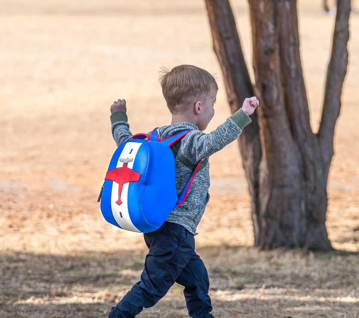 Airplane Backpack, Blue, Size 3-6Y,Safety Harness, Kids Backpack, Airplane Bag Preschool Backpack Dabbawalla   