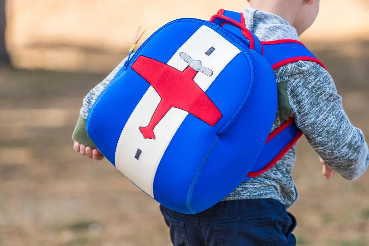 Airplane Backpack, Blue, Size 3-6Y,Safety Harness, Kids Backpack, Airplane Bag Preschool Backpack Dabbawalla   