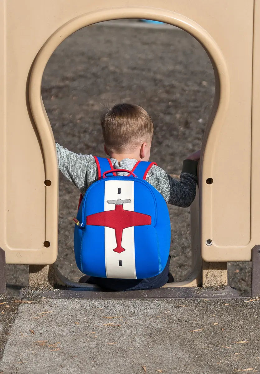 Airplane Backpack, Blue, Size 3-6Y,Safety Harness, Kids Backpack, Airplane Bag Preschool Backpack Dabbawalla   