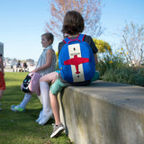 Airplane Backpack, Blue, Size 3-6Y,Safety Harness, Kids Backpack, Airplane Bag Preschool Backpack Dabbawalla   