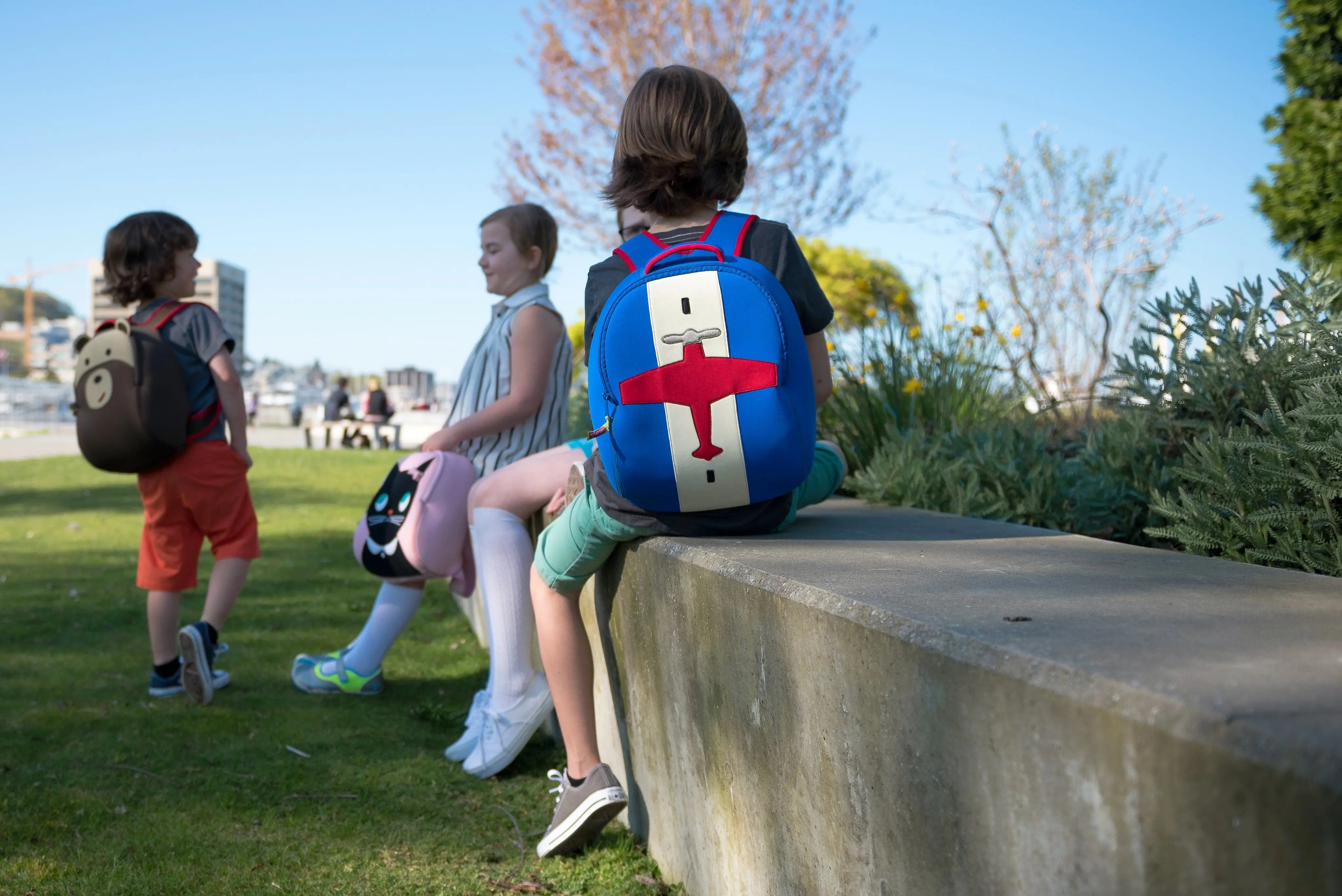Airplane Backpack, Blue, Size 3-6Y,Safety Harness, Kids Backpack, Airplane Bag Preschool Backpack Dabbawalla   